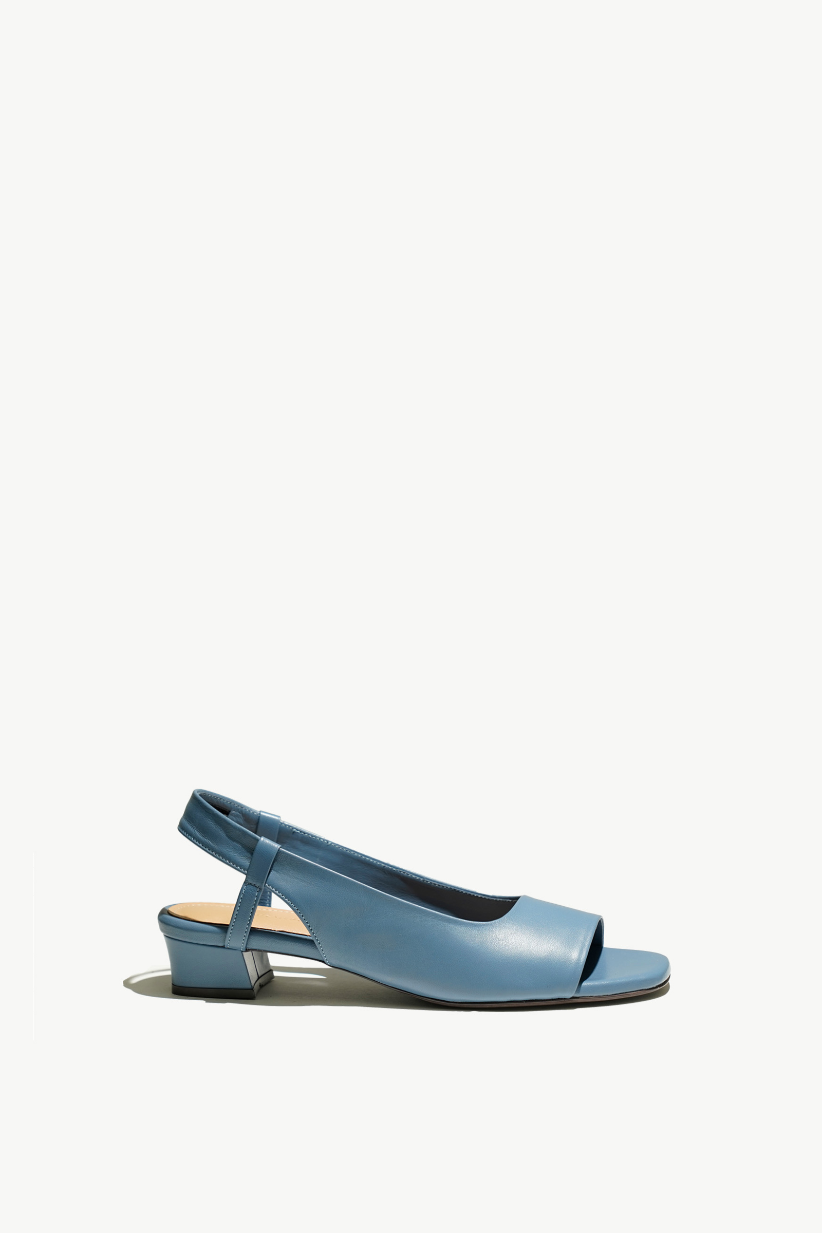 Kelly slingback open toe ETHNIC BLUE