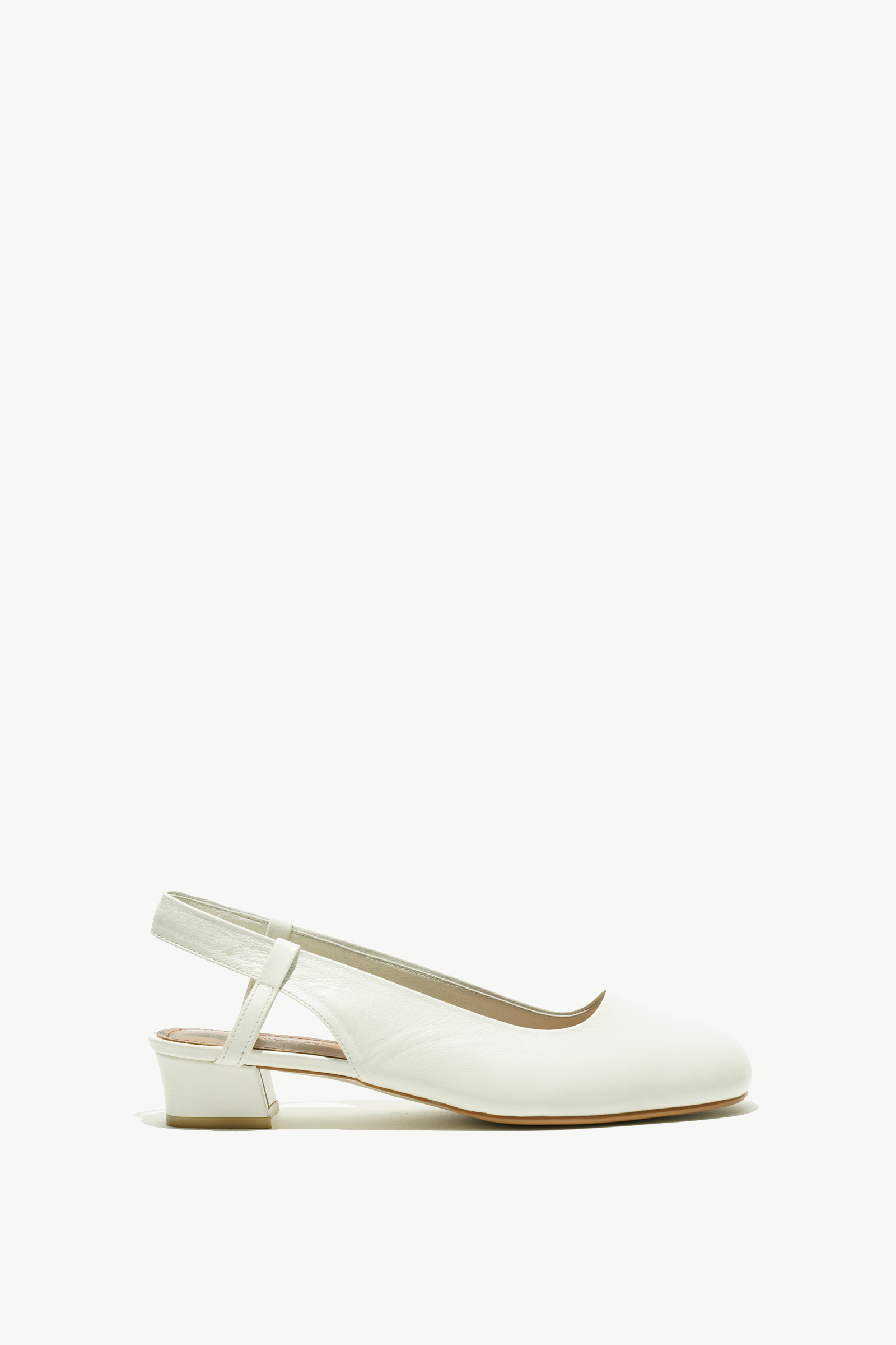 Kelly slingback 3.5 WHITE