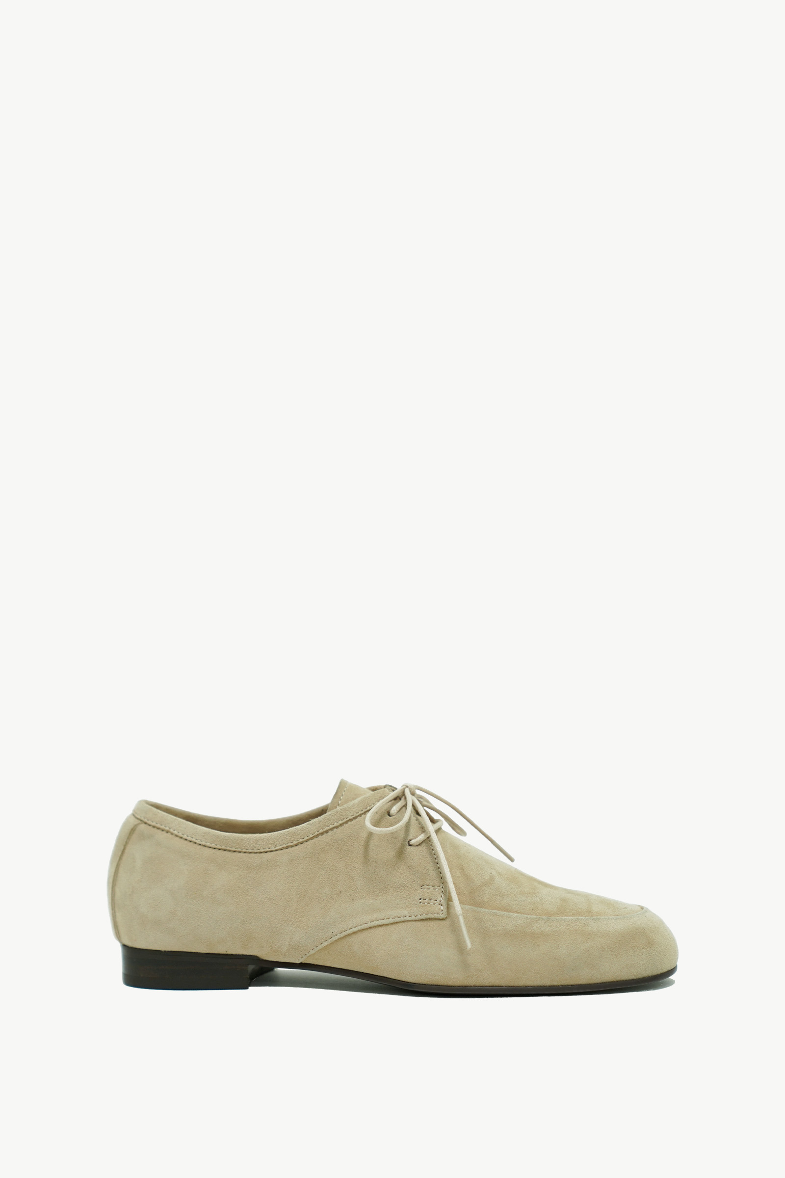 Vivian race up Suede skin Beige